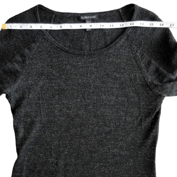 Eileen Fisher Womens Merino Wool Lightweight Crewneck Sweater XS - Picture 6 of 10